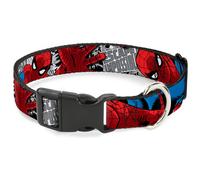 MARVEL COMICS Plastic Clip Collar Spider-Man Action ESCAPE IMPOSSIBLE Gray NARRO