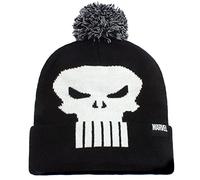 Marvel Comics Punisher - Skull (Beanie Pom), Taglia Unica, Schwarz, Taglia Unica