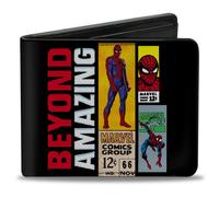 Marvel Comics Spiderman Dietro Stupefacente Fumetti Collage Bi-Fold Portafoglio