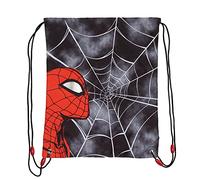 Marvel Comics Spiderman Web Head Sacca da ginnastica, Ragazzi, One Size, Schwarz, Offizielle Ware