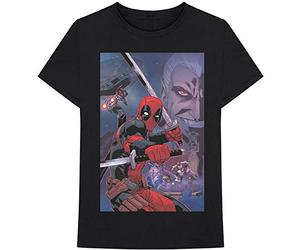 Marvel Comics - T-Shirt # L Unisex Black # Deadpool Composite