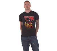 Marvel Comics - T-Shirt # M Unisex Black # Deadpool Collage 2