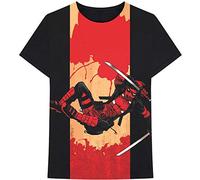 Marvel Comics - T-Shirt # M Unisex Black # Deadpool Samurai