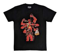 Marvel Comics - T-Shirt # Xxl Unisex Black # Deadpool Arms