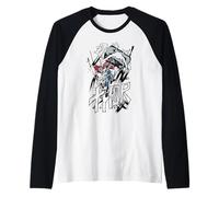 Marvel Comics Thor Throw Smudge Maglia con Maniche Raglan