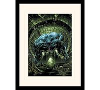 Marvel Comics venom-sewer Dweller montato e incorniciata stampa 30 x 40 cm, multicolore