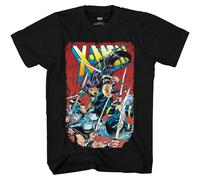 Marvel Comics X-Men Duello Spade: Psylocke vs Spiral T-Shirt Uomo Nera