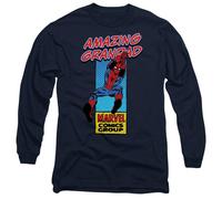 Marvel ComicsAmazing Grandad Maglietta Uomo Ragno Scatola d'Angolo Uomo (TV23944