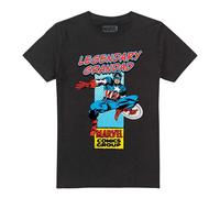 Marvel ComicsLegendary Grandad Maglietta Capitano America Scatola (TV22091)