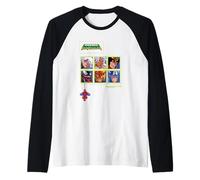 Marvel Cosmic Invasion Game Choose Your Super Hero Retro Maglia con Maniche Raglan