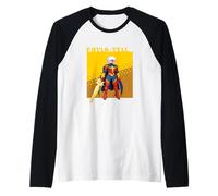 Marvel Cosmic Invasion Game Phyla-Vell Retro Pixel Graphics Maglia con Maniche Raglan