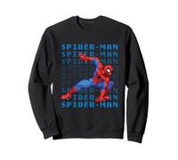 Marvel Cosmic Invasion Game Spider-Man Retro Pixel Graphics Felpa