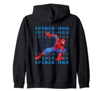 Marvel Cosmic Invasion Game Spider-Man Retro Pixel Graphics Felpa con Cappuccio