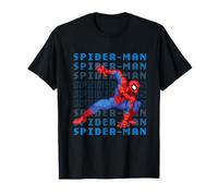 Marvel Cosmic Invasion Game Spider-Man Retro Pixel Graphics Maglietta