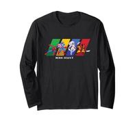 Marvel Cosmic Invasion Game Super Hero Select Screen Retro Maglia a Manica