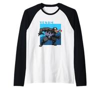 Marvel Cosmic Invasion Game Venom Retro Pixel Graphics Maglia con Maniche Raglan