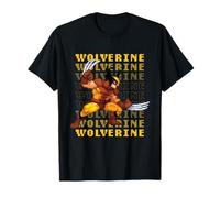 Marvel Cosmic Invasion Game Wolverine Retro Pixel Graphics Maglietta