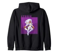 Marvel Cosmic Invasion Game X-Men Storm Retro Pixel Graphics Felpa con Cappuccio