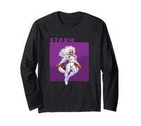 Marvel Cosmic Invasion Game X-Men Storm Retro Pixel Graphics Maglia a Manica
