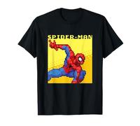 Marvel Cosmic Invasion Spider-Man Retro Pixel Graphics Maglietta