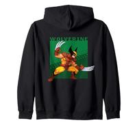 Marvel Cosmic Invasion X-Men Wolverine Retro Pixel Graphics Felpa con Cappuccio