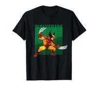 Marvel Cosmic Invasion X-Men Wolverine Retro Pixel Graphics Maglietta