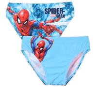 Marvel Costume da Bagno Bambino Spider-Man Mare Piscina Boxer Surf Slip o Parigamba 3-8 Anni Costume Elastico Asciugatura Rapida Ragazzo [Slip 18169 Azzurro - 3 Anni]