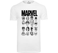 Marvel Crew White S Maglietta