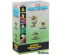 Marvel Crisis Protocol - Character Pack - Adam Warlock, Moondragon, Quasar CP191