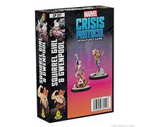 Marvel Crisis Protocol Scoiattolo Girl & Gwenpool Character Pack,Gioco di battaglia in miniature,Gioco di strategia per adulti,Età 14+,Tempo di gioco medio 90 minuti,Realizzato da Atomic Mass Games