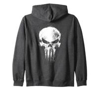 Marvel Daredevil Born Again Skull The Punisher Returns Felpa con Cappuccio