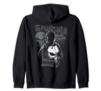 Marvel Daredevil Born Again The Punisher Graffiti Felpa con Cappuccio