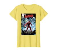 Marvel Daredevil Legacy Comic Cover Maglietta, Donna, Limone, L