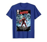 Marvel Daredevil Legacy Comic Cover Maglietta, Uomo, Blu Reale, S