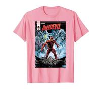 Marvel Daredevil Legacy Comic Cover Maglietta, Uomo, Rosa, S