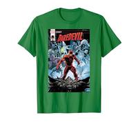 Marvel Daredevil Legacy Comic Cover Maglietta, Uomo, Verde Mela, M