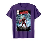 Marvel Daredevil Legacy Comic Cover Maglietta, Uomo, Viola, S