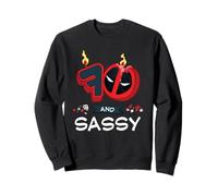 Marvel Deadpool 70th Birthday Party "70 and Sassy" Funny Felpa