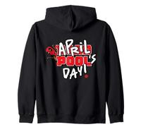 Marvel Deadpool April Pool's Day Logo Felpa con Cappuccio