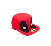 Marvel Deadpool Cappello Snapback Big Face Rosso Difuzed Nuovo NEW Ufficiale