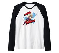 Marvel Deadpool Dogpool April Drools April Pool's Day Maglia con Maniche Raglan