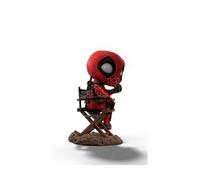 Marvel Deadpool e Wolverine MiniCo Statua Deadpool Sulla Sedia 13Cm Iron Studios