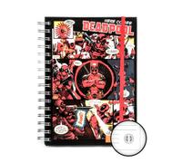 Marvel Deadpool Ecco Un Quaderno A5 Ufficiale Idea Regalo