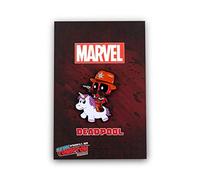 Marvel - Deadpool, esclusiva spilla smaltata da collezione, ufficiale, Deadpool sceriffo che cavalca un unicorno