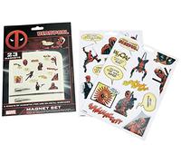 Marvel Deadpool-Kit di 23 magneti (Comic), Multicolore, 18 x 24 x 0, 3 cm, unità
