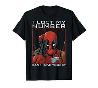 Marvel Deadpool Lost My Number Maglietta