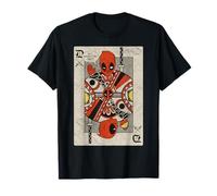 Marvel Deadpool Playing Card Taco Fight Maglietta