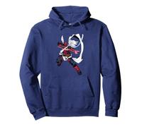 Marvel Deadpool Valentine's Day Cupid Pool Epic Chest Logo Felpa con Cappuccio