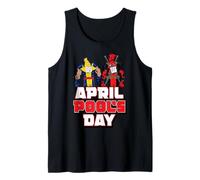 Marvel Deadpool & Wolverine April Pool's Day Kick Me Hug Me Canotta
