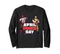 Marvel Deadpool & Wolverine April Pool's Day Team-Up Maglia a Manica